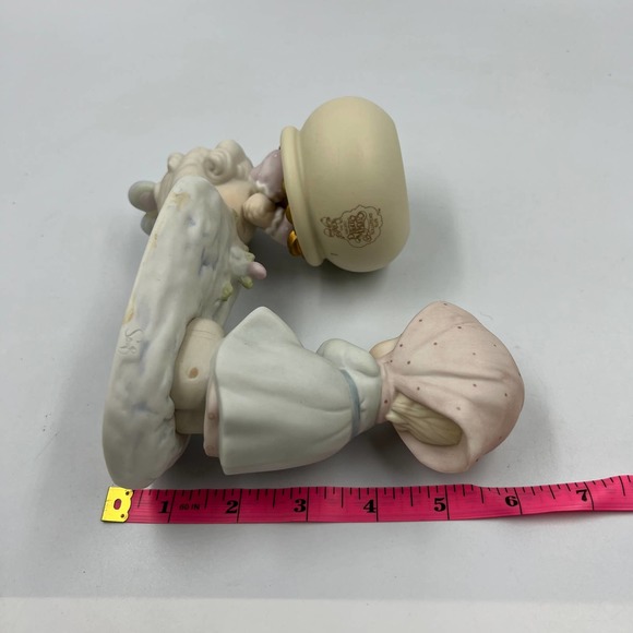 Precious Moments Vintage Ensesco End Of My Rainbow & February Birthday Figurine - Picture 10 of 10